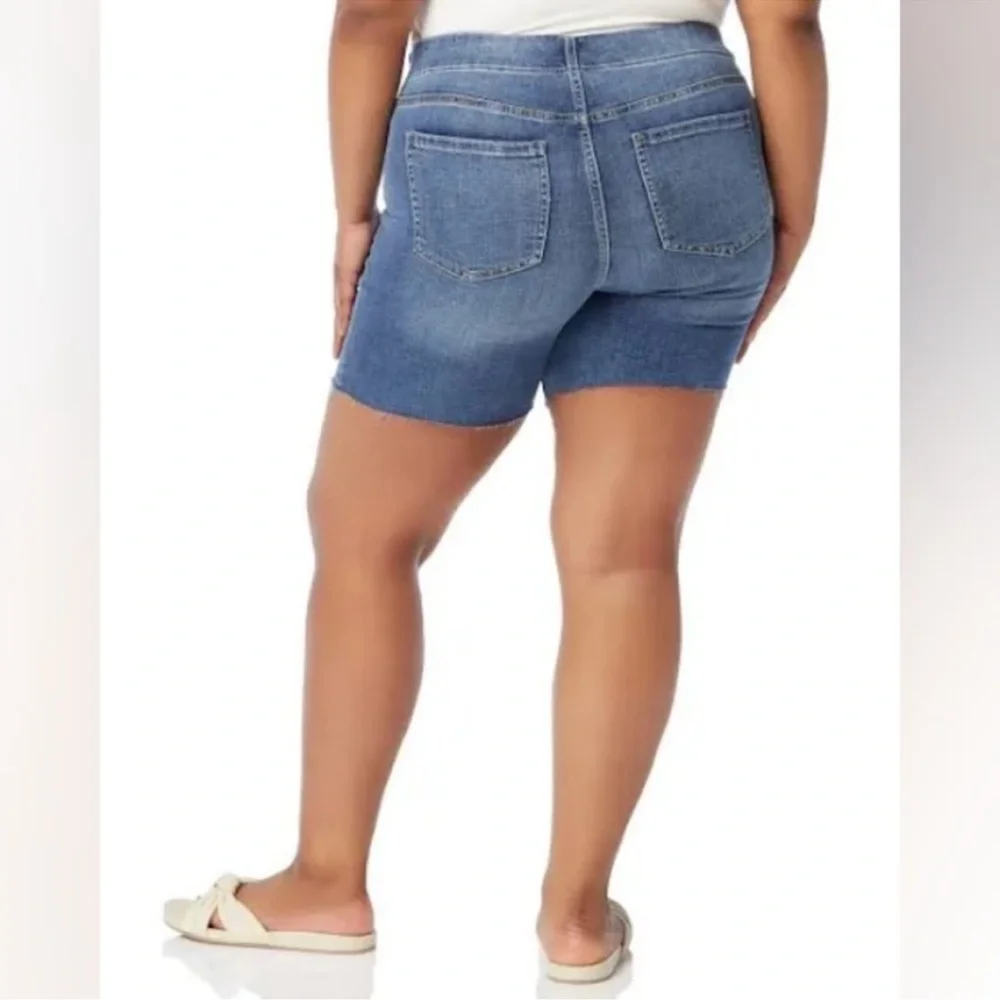 🆕Liverpool Los Angeles Bermuda Jeans Shorts - Picture 14 of 16